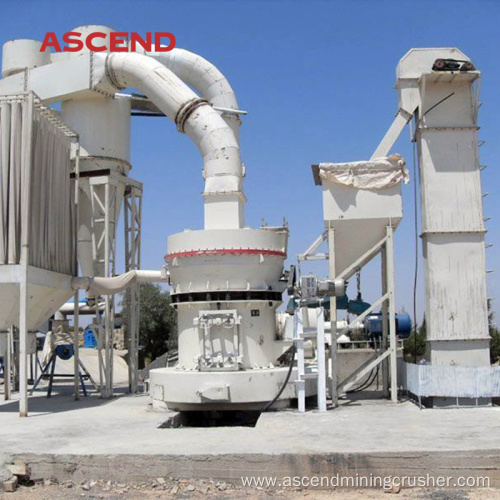 Limestone gypsum barite high pressure roller grinding mill